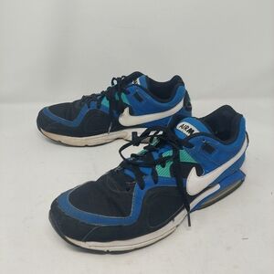 Nike Air Max Go Strong Black Blue Low Top Sneaker Streetwear 418115-015 Size 11